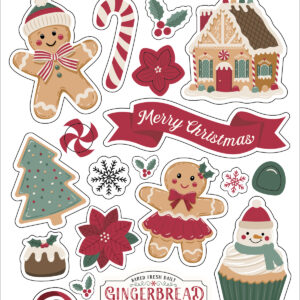 Echo Park Baking Christmas Cheer Puffy Stickers