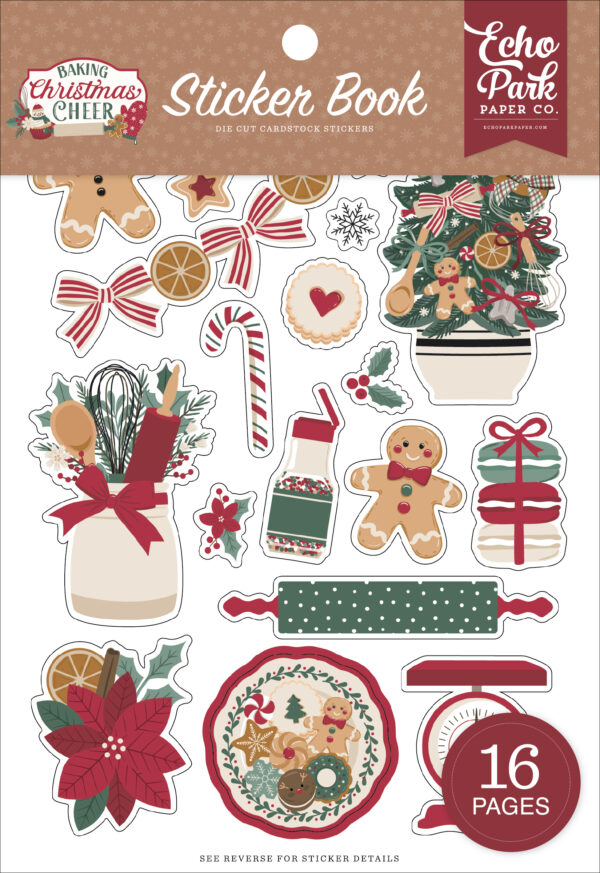Echo Park Baking Christmas Cheer Sticker Book Echo Park Baking Christmas Cheer Sticker Book