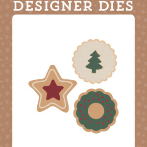 Echo Park Baking Christmas Cheer Christmas Cookies Die Set