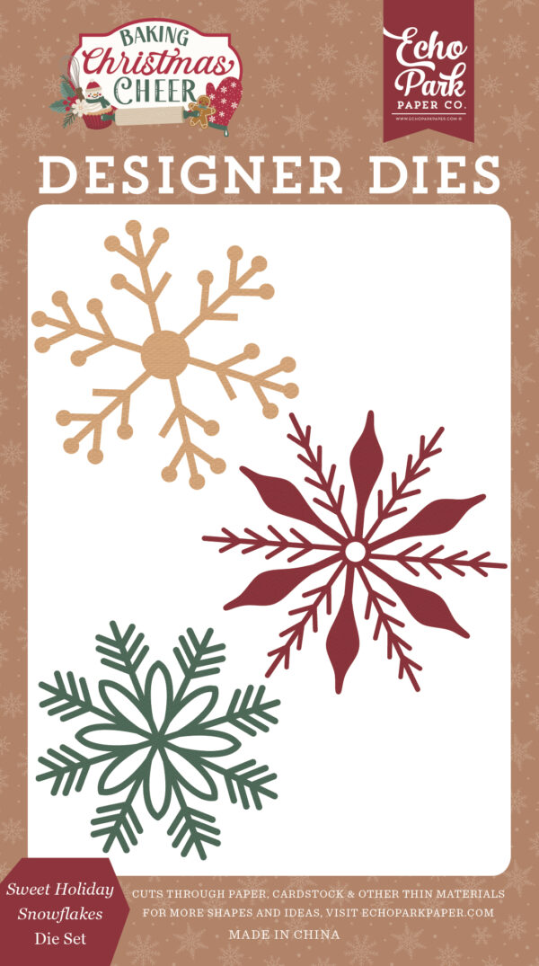 Echo Park Baking Christmas Cheer Sweet Holiday Snowflakes Die Set Echo Park Baking Christmas Cheer Sweet Holiday Snowflakes Die Set