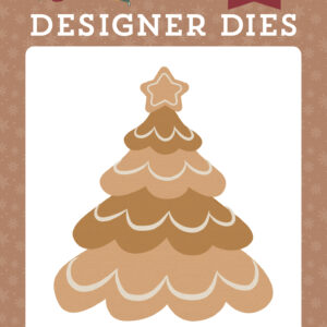 Echo Park Baking Christmas Cheer Gingerbread Tree Die Set