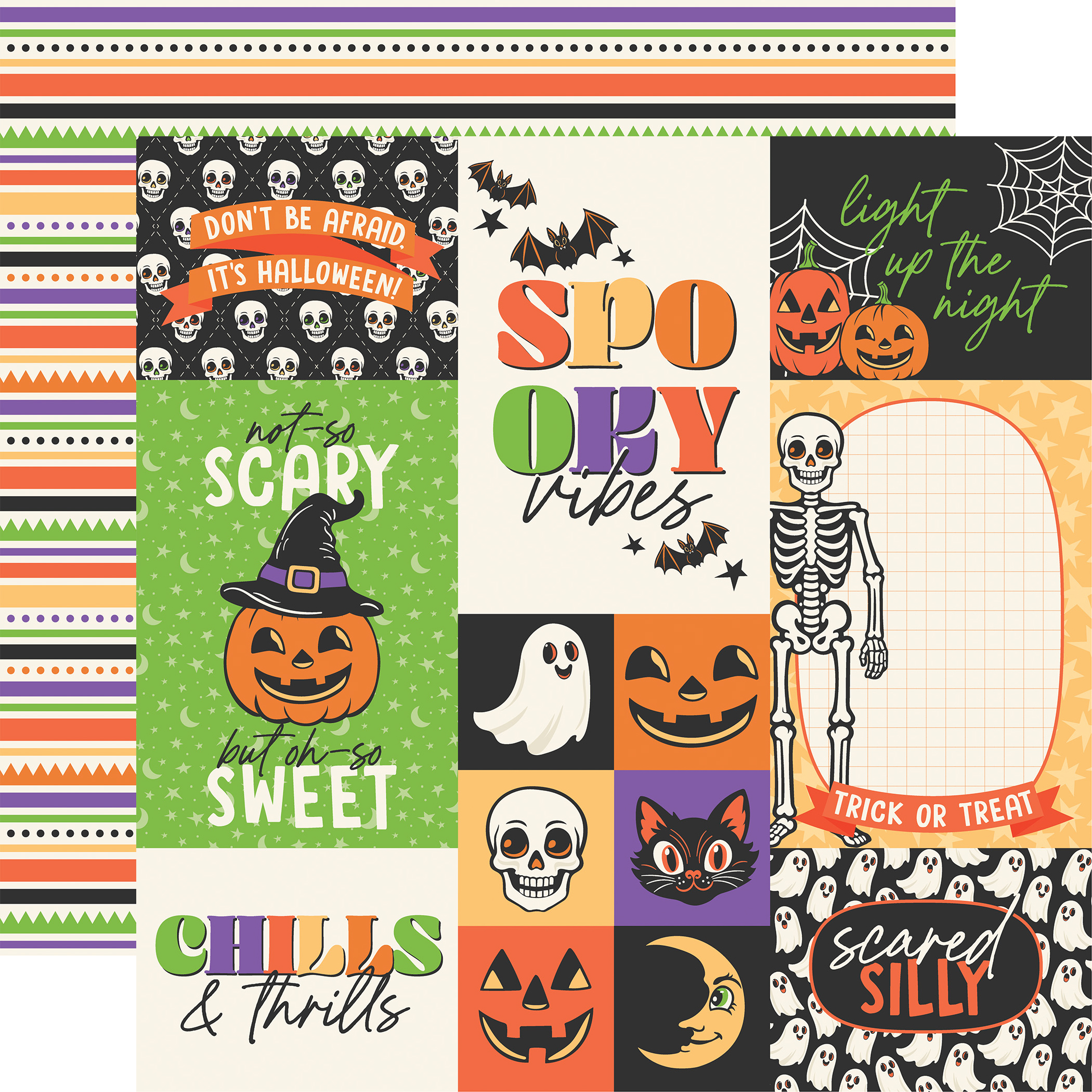 Echo Park Halloween Parade 12X12 Multi Journaling Cards