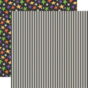 Echo Park Halloween Parade 12X12 Spooky Stripes