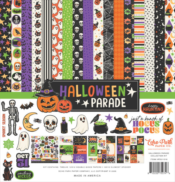 Echo Park Halloween Parade Collection Kit Echo Park Halloween Parade Collection Kit