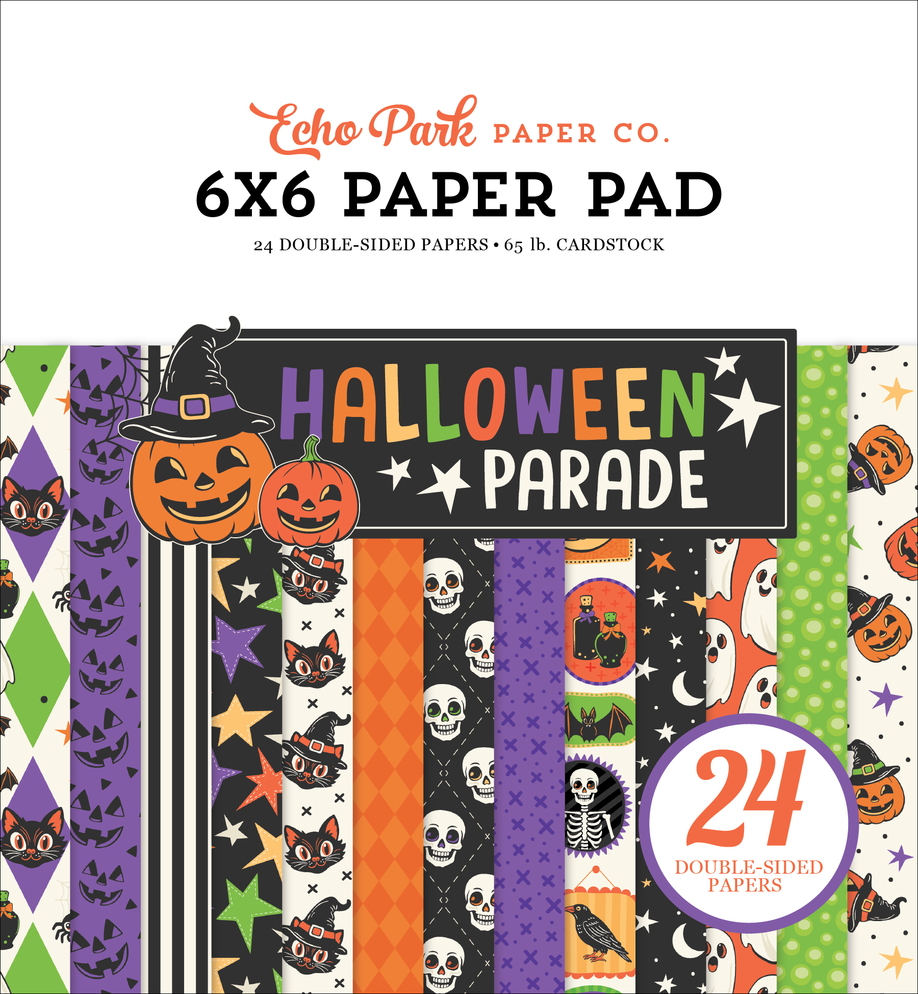 Echo Park Halloween Parade 6X6 Paper Pad