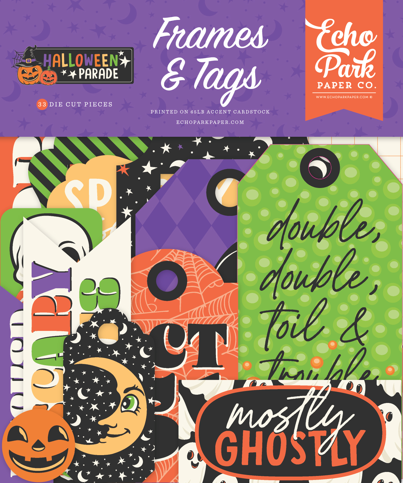Echo Park Halloween Parade Frames & Tags