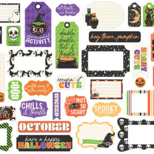 Echo Park Halloween Parade Frames & Tags