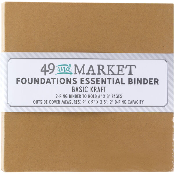 49 & Market Foundations Essential Binder Kraft
