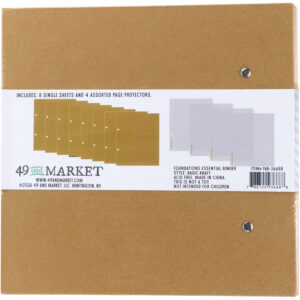 49 & Market Foundations Essential Binder Kraft