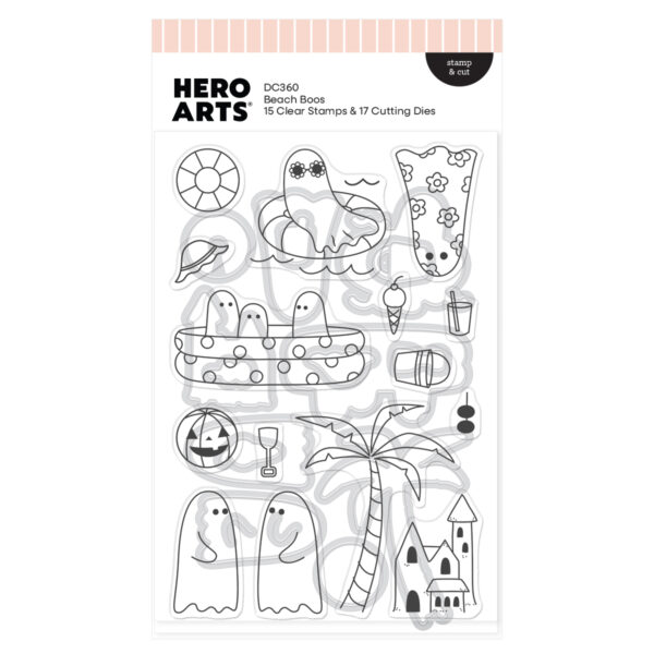 Hero Arts Beach Boos Stamp & Cut